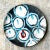 Boho Chic Vintage Hand Painted Signed Studio Pottery Charger For Sale - Image 3 of 14