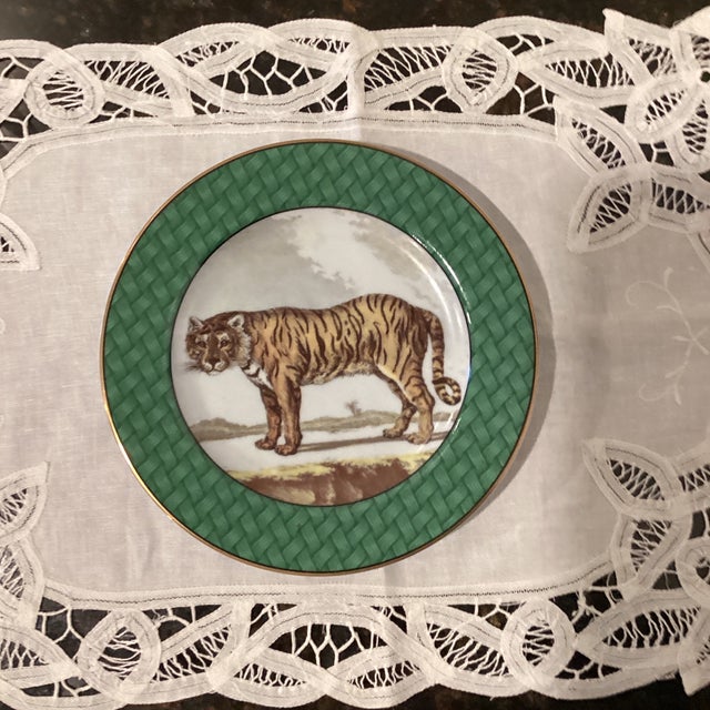 Ceramic Porcelain Decorative Plates For Sale - Image 7 of 8