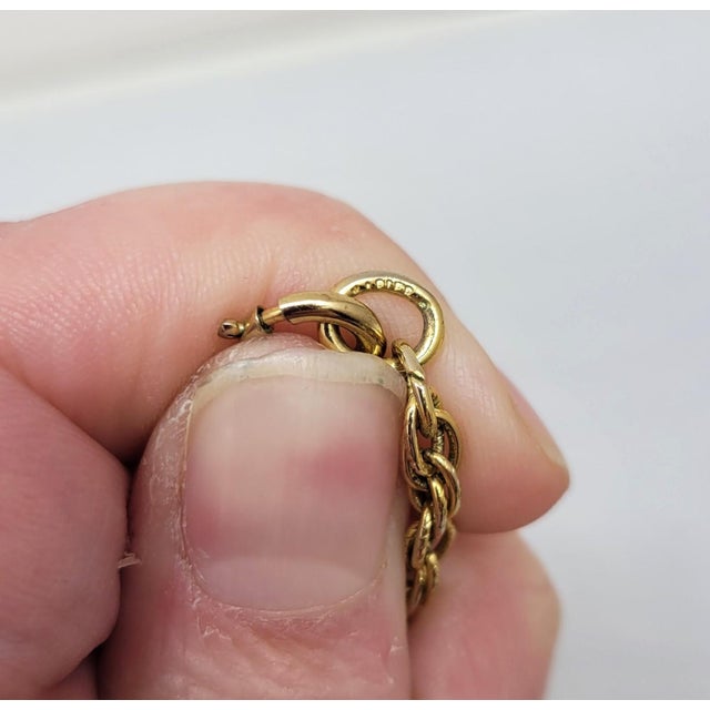 Napier Vintage Signed Napier Goldtone Coat of Arms Pendant Necklace, 1971 Ad Piece For Sale - Image 4 of 9