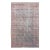 Antique Persian Tabriz Rug With All-Over Geometric Design in Light Blue and Rose Red 7'4 X 11'1 For Sale