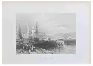 William Henry Bartlett, Port Glasgow, Lithograph, 19th Century
