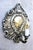 Italian Rococo Revival Zinc Wall Sconces, 1950s, Set of 2 For Sale - Image 6 of 10