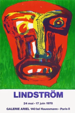 1978 Bengt Lindstrom Galerie Ariel Poster