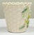 Mid 20th Century Vintage Belleek Ireland Porcelain Floral Basketweave Motif Spill Vase For Sale - Image 5 of 8