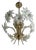 Mid-Century Italian Murano Glass Floral Chandelier, 1970s For Sale