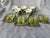 Vintage Majolica Style Shell Cup and Saucers Set of 9 Pieces For Sale - Image 13 of 17
