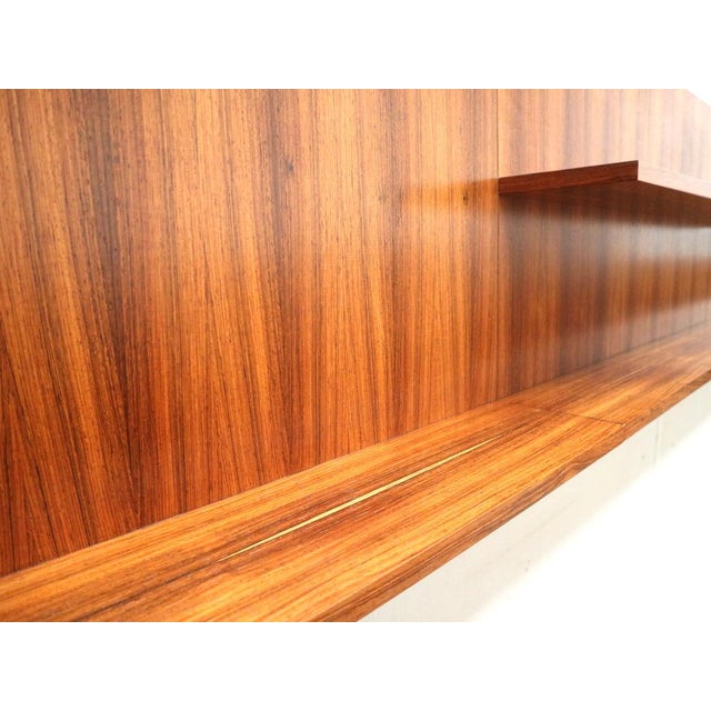 Large Vintage Rosewood Wall System, 1960s For Sale - Image 10 of 15