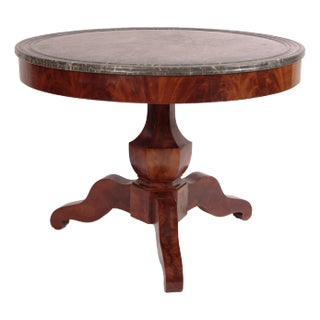 Napoleon III Flame Mahogany Center Table For Sale