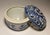 Chinese 1980s Chinese Blue and White Porcelain Trinket Boxes a Pair For Sale - Image 3 of 9