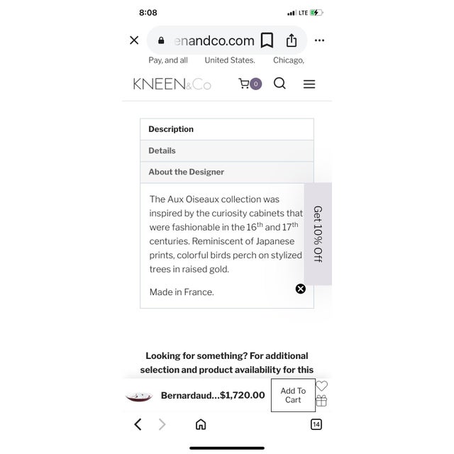 L. Bernardaud and Co. Contemporary Bernardaud Birds of Paradise Oval Serving Plate For Sale - Image 4 of 5