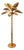 Vintage 12-Light Palm Floor Lamp in Brass, 1970s For Sale