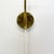 Minimalist Adjustable Brass Wall Hanging Light, Italy, 1960s For Sale - Image 11 of 18