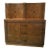 Stunning and Very Rare Hand Carved 1950's Bird's Eye Maple Tall Dresser For Sale