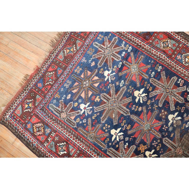 Zabihi Collection Tribal Persian Kurd Rug For Sale In New York - Image 6 of 9