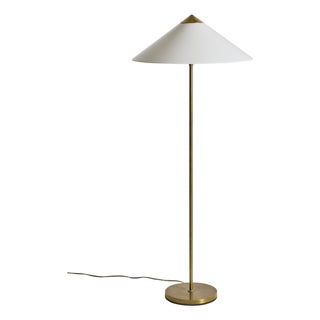 Mid-Century Modern Swedish Brass Floor Lamp, 1950s For Sale