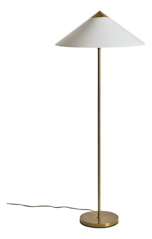 Mid-Century Modern Swedish Brass Floor Lamp, 1950s