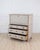 An antique Swedish bureau in antique white. For Sale - Image 4 of 10