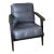 Pottery Barn Raylan Leather Arm Chair MCM For Sale