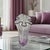 11 3/4 In. Vintage 24 % Lead Crystal Amethyst Purple Art Glass Handkerchief Ruffle Vase For Sale - Image 17 of 17