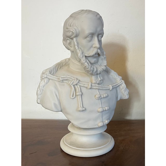 Antique 19th Century English Copeland Parian Porcelain Portrait Bust of a Victorian Bearded Gentleman For Sale - Image 11 of 18
