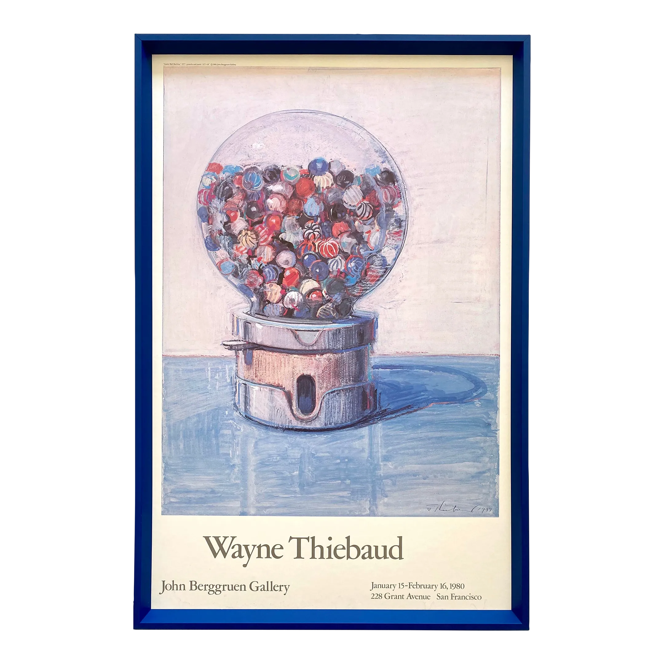 Wayne Thiebaud ミッキーマウス アートポスター 1984 Wayne Thiebaud Mickey Mouse Art Poster 1984