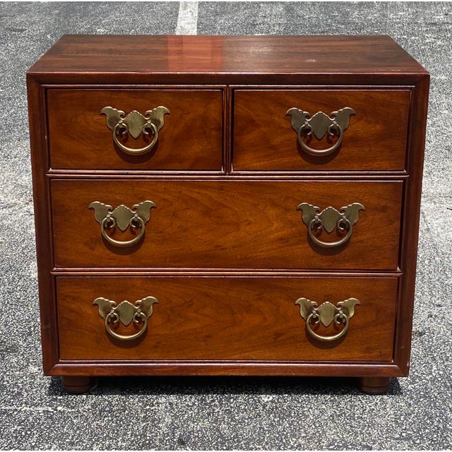 Vintage Henredon Asian Nightstand Chairish