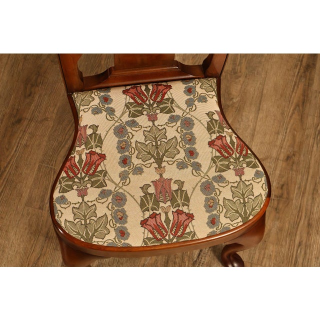 Saybolt Cleland Queen Anne Style Walnut Side Chairs, Pair For Sale - Image 10 of 18