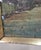 Vintage Impressionist Style Landscape Oil Painting in Carved Wood Frame - Signed unclear For Sale - Image 11 of 12
