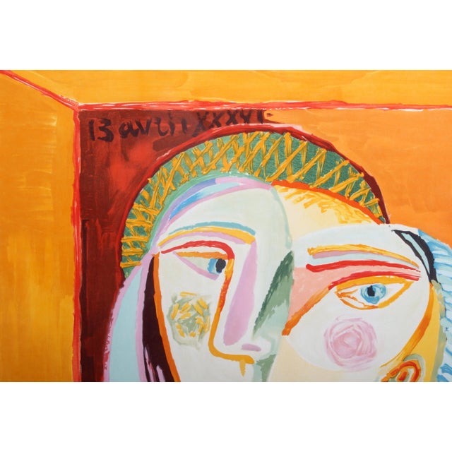 Femme Accoudee A Sa Fenetre Pablo Picasso Year: 1936 Medium: Lithograph Edition: 1000 Size: 30 x 21.75 in. (76.2 x 55.25...