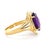 18ct Yellow Gold Amethyst Ring 6.70ct 5.67g, Size 7 For Sale - Image 4 of 6