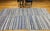 Textile Vintage Turkish Kilim Rug, Handwoven Wool, Earth Tones Stripe Pattern, 6x10 For Sale - Image 7 of 9