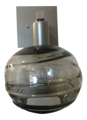 Hammerton Studio Smoked Glass Coppa Wall Sconce
