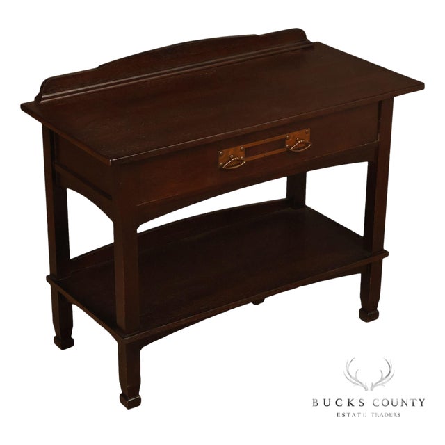 Antique Mission Oak Server Sideboard For Sale