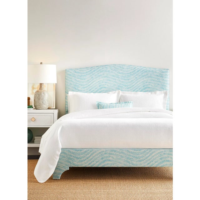 Contemporary Lucy Queen Cotton Coverlet Set, White, 3 Pieces For Sale - Image 3 of 6