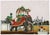 Indian Company School, Caparisoned Elephant with Howdah, 1800s, Gouache on Paper For Sale - Image 6 of 9