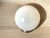 Small Minimalist White Opaline Glass Globe Ceiling or Wall Light For Sale - Image 4 of 7