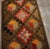 Textile 1920s Brown Diamond Folk Art Antique American Hooked Rug 1'10" X 14' Hand Knotted Cotton Wool Carpet For Sale - Image 7 of 11