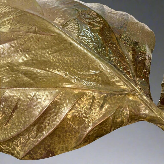 Carlo Giorgi 1970s Carlo Giorgi for Bottega Gadda 'Rabarbaro' Two-Leaf Table Lamp For Sale - Image 4 of 18