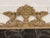 Vintage Extra Large 1970s French Style Hand-Painted Mirror With Cast Metal Gilded Bird & Urn Crest- 76” For Sale - Image 4 of 12