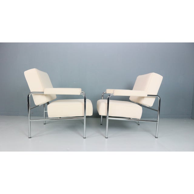 LC 13 Armchairs by Le Corbusier, 1931 / 2006, Set of 2 For Sale - Image 6 of 18