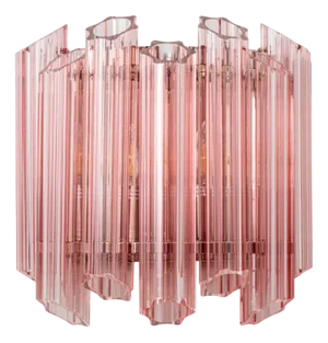 Pink Palermo Wall Light from Pure White Lines