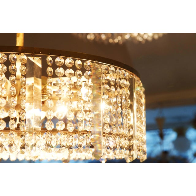 Silver Austrian Cut Crystal Chandelier from Bakalowits & Söhne For Sale - Image 8 of 12
