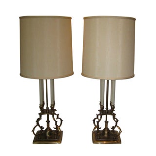 Hollywood Regency Style Stiffel Lamps - A Pair For Sale
