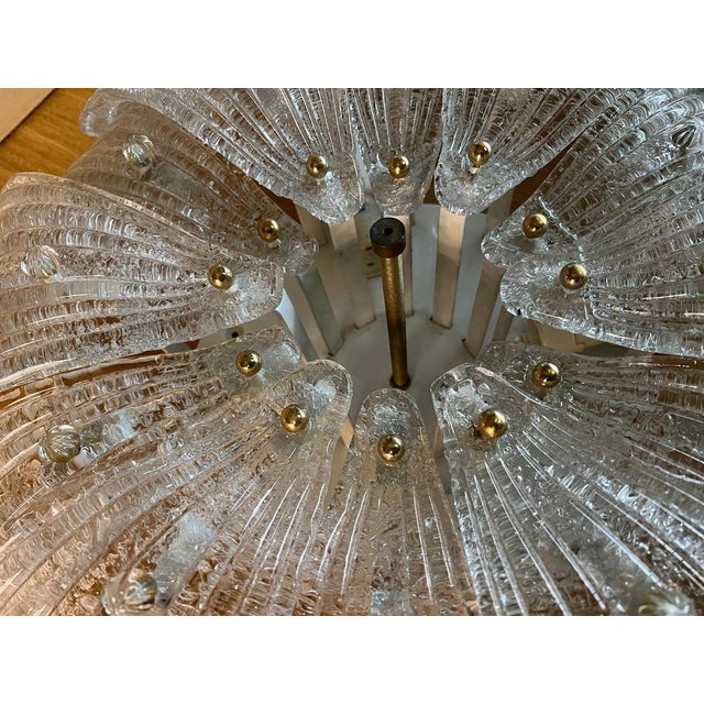 Snow Fairy Murano Glass Ceiling Light, 1980s For Sale - Image 18 of 18