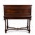 Late 19th Century 19th-C. English Carved Walnut & Mother-of-Pearl Barley Twist Cabinet on Stand For Sale - Image 5 of 7