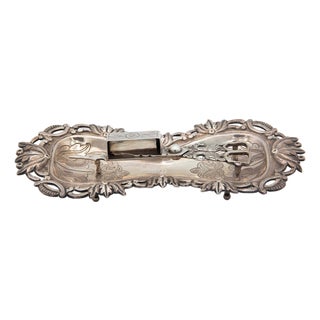 Silver Morrões Tray and Scissors with Cutouts, Set of 2 For Sale