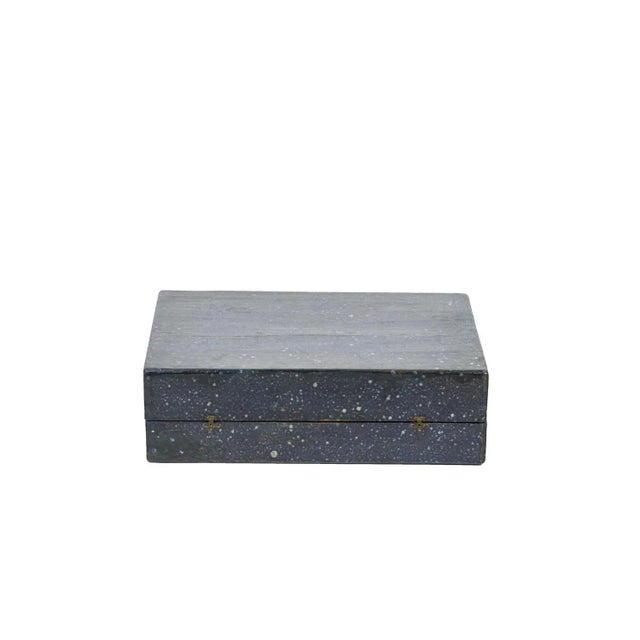 Metal Celadon Porcelain and Silver-Plated Metal Tea Service, 1920s For Sale - Image 7 of 14