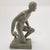 Olive Vintage Terracotta Sculpture Ball Thrower by Róza Pató, 1980s For Sale - Image 8 of 12