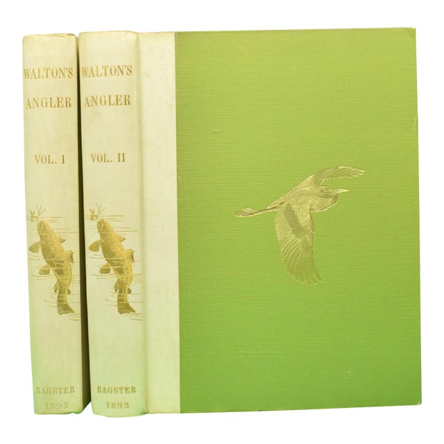 "Walton's Angler Vol. I & Ii" 1863 Walton, Izaak and Cotton, Charles For Sale