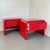 Vintage Red Nightstands, 1980s, Set of 2 For Sale - Image 6 of 17